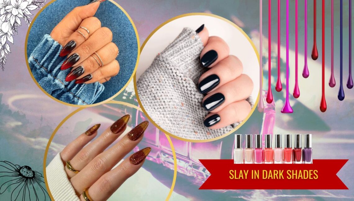 Stunning Dark Nail Ideas for August-Break Summer’s Bright-Color Rules