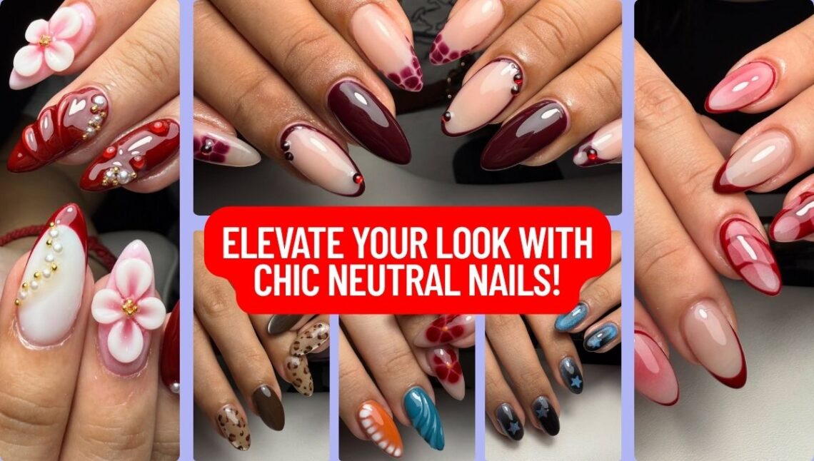 "Elevate Your Look with Chic Neutral Nails!"