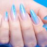 Viral Alice Blue Nails Design for September